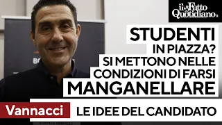 Il candidato Vannacci sugli studenti in piazza: “Si mettono nella condizione di essere manganellati”