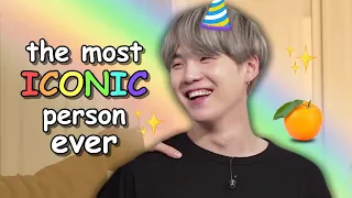 min yoongi aka the most iconic person ever