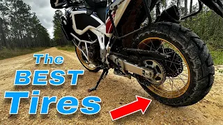 The BEST off road motorcycle tire? 🤔 (tested on a Honda Africa Twin)