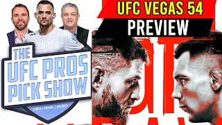 UFC Vegas 54: Jan Blachowicz vs. Aleksandar Rakic 👊 The UFC Pros Pick Show