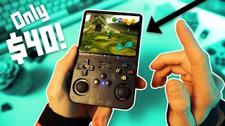 This Handheld is CHEAP! $40!  // R36S Review