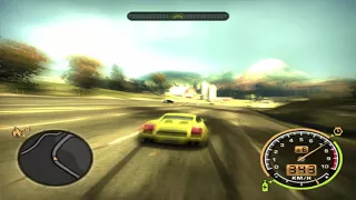 NFSMW - Fully upgraded Lamborghini Gallardo top speed