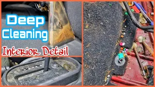 DEEP CLEANING Dirty Jeep Wrangler〡 Complete FULL INTERIOR DETAIL