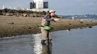 Beach Fishing Puget Sound on the Fly for King Salmon