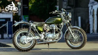 Custom scrambler build - Kawasaki W650 desert sled - quick look & ride