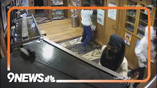 Surveillance Video: Vandals break into Denver pot shop, smash fish tank, drive through bay door