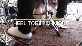 Heel Toe Technique with Double Pedal Chain Drive