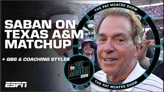 Nick Saban expects GREAT TEST for Alabama vs. Texas A&M | The Pat McAfee Show