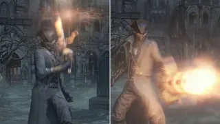 Bloodborne - All Trick Weapon Transformations and Firearm Animations