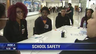 Dallas ISD students discuss school safety concerns