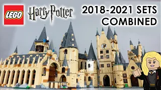 LEGO Harry Potter Hogwarts Castles Combined! (2018-2021 Sets)