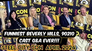 Beverly Hills, 90210 Cast Reunion | FUNNIEST Panel Q&A | Steel City Con April 2024