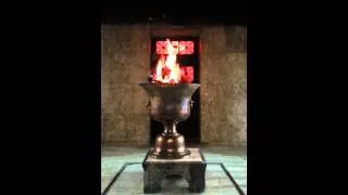 Zoroastrian Fire Altar in Yazd, Iran
