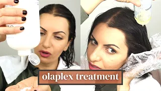 How To Treat Fine, DAMAGED Hair With Olaplex Steps 1 & 2 | SKLPT'D Hair