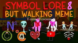 Symbol Lore 8. Continuation Dr. Livesey Walking Meme | Symbol Alphabet Lore animation (Shape Lore)