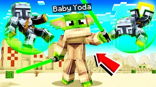 MINECRAFT MANHUNT as a JEDI MASTER! (force powers)