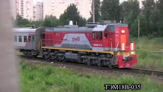 Saint-Petersburg (Ladozhskiy railway station) - pl. Geroyskaya (Oktyabrskaya railway, RZD, Russia)