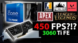 Intel 11700k with 3060 Ti - Average Gaming FPS - Part 2