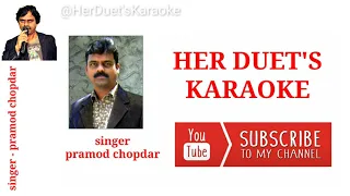 Dekha Teri Mast Nigahon Mein (Khiladi).free karaoke for female singer's with male voice & lyrics.