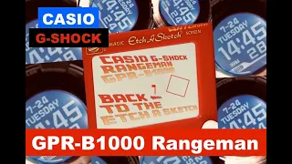 CASIO G-SHOCK GPR-B1000 Rangeman goes Back to the Etch a Sketch - Mini movie