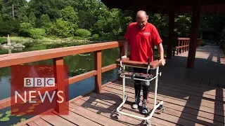Paralysed man walks after cell surgery - BBC News