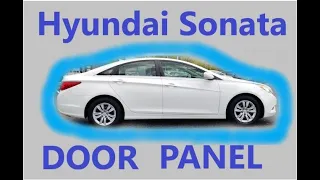 How to Replace Rear Door Panel 2011 Hyundai Sonata 2012 2013 2014