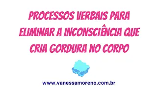 Processos verbais para gordura