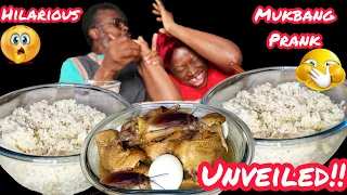 Hilarious Cockroach Prank on Husband: Pepper Soup & Brown Rice Mukbang Surprise!
