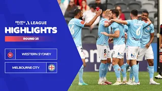 Western Sydney Wanderers v Melbourne City - Highlights | Isuzu UTE A-League 2023-24 | Round 25