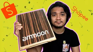 Unboxing Ammoon Flat Cajon dari Shopee + Review