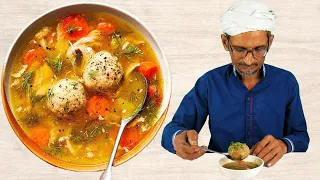 Tribal People Try matzo ball soup for the first time!