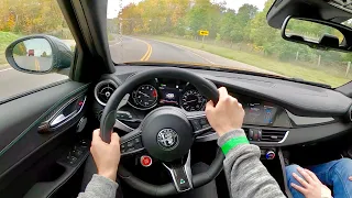 2021 Alfa Romeo Giulia Quadrifoglio - POV Quick Drive