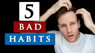 5 BAD HABITS that cause HAIR LOSS | Are you doing this??