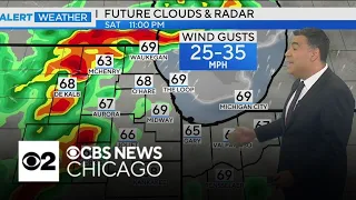 Rainy weekend ahead for the Chicago area