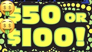 🤑 NEW 💰 $50 or $100 💰 $10 CA Lottery Ticket Scratchers 🤑