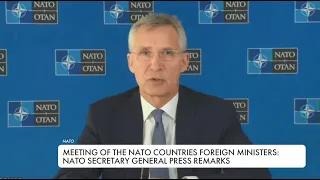 Meeting of the NATO countries Foreign Ministers: NATO Secretary General press remarks