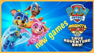 Щенячий патруль мегащенки новая игра Спасение в Бухте приключений Paw patrol mighty pups