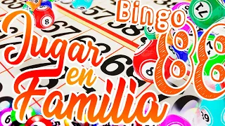 BINGO ONLINE 75 BOLAS GRATIS PARA JUGAR EN CASITA | PARTIDAS ALEATORIAS DE BINGO ONLINE | VIDEO 88