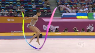 2019 Rhythmic Worlds, Baku (AZE) – Linoy ASHRAM (ISR), qualifications Ribbon