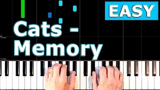 Cats  - Memory - Piano Tutorial EASY - [Sheet Music]