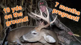 2022 Ohio Deer Hunting (7 Months Pregnant)! | Buck Down!| Our Baby Boys First Hunt!