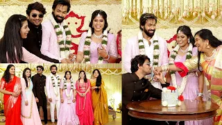 Bigg Boss Celebrities Exclusive Video at  Maanas Nagulapalli Engagement | Times of Telugu