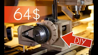 Diy plywood rotary axis for CNC 4th Axis Build