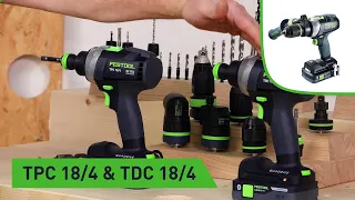 Die QUADRIVE-Akkuschrauber TPC 18/4 und TDC 18/4 (Festool TV Folge 213)