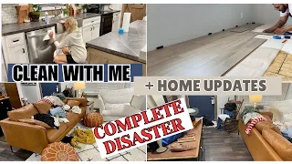 COMPLETE DISASTER  HOUSE / DEEP CLEANING / NEW HOME UPDATES / CLEANING MOTIVATION 2024