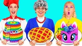 Ja protiv Bake Izazov za Ukrašavanje Torti | Ludi Izazov Fun Fun Challenge
