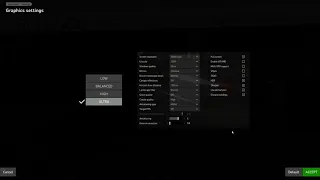 Updated IL2 BOS Graphics settings (screen)