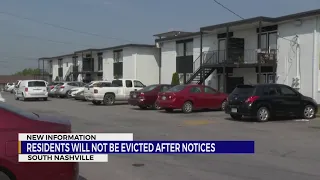 Residents will not be evicted after notices