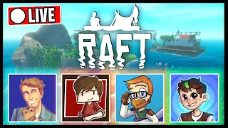 PLAYING RAFT WITH THE GANG!! | Ft. Grian, Smallishbeans & FWhip