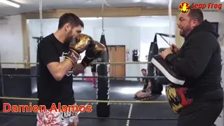 Damien Alamos keeping fight ready so when Muay Thai shows return he is ready to go.